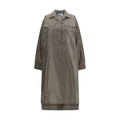 Prada Bicolor Silk Casual Dress Prada