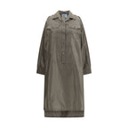 Prada Bicolor Silk Casual Dress Prada