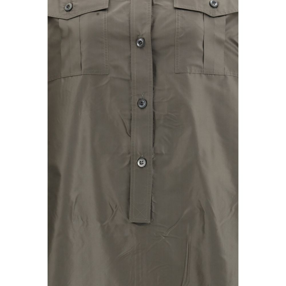 Prada Bicolor Silk Casual Dress Prada