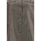 Prada Bicolor Silk Casual Dress Prada
