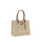 Versace Beige Cotton Shoulder Bag Versace