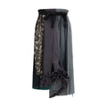 Prada Multicolor Silk Midi Skirt Prada