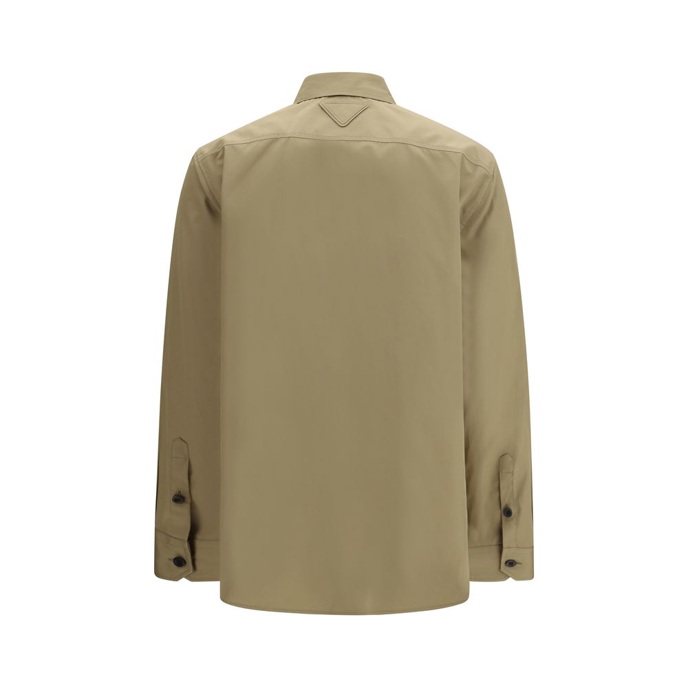 Prada Beige Cotton Shirt Prada