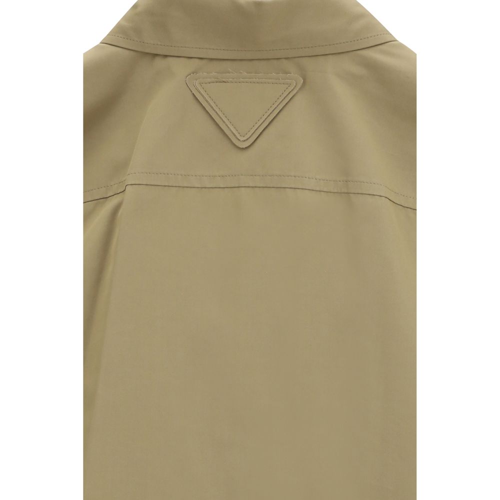 Prada Beige Cotton Shirt Prada