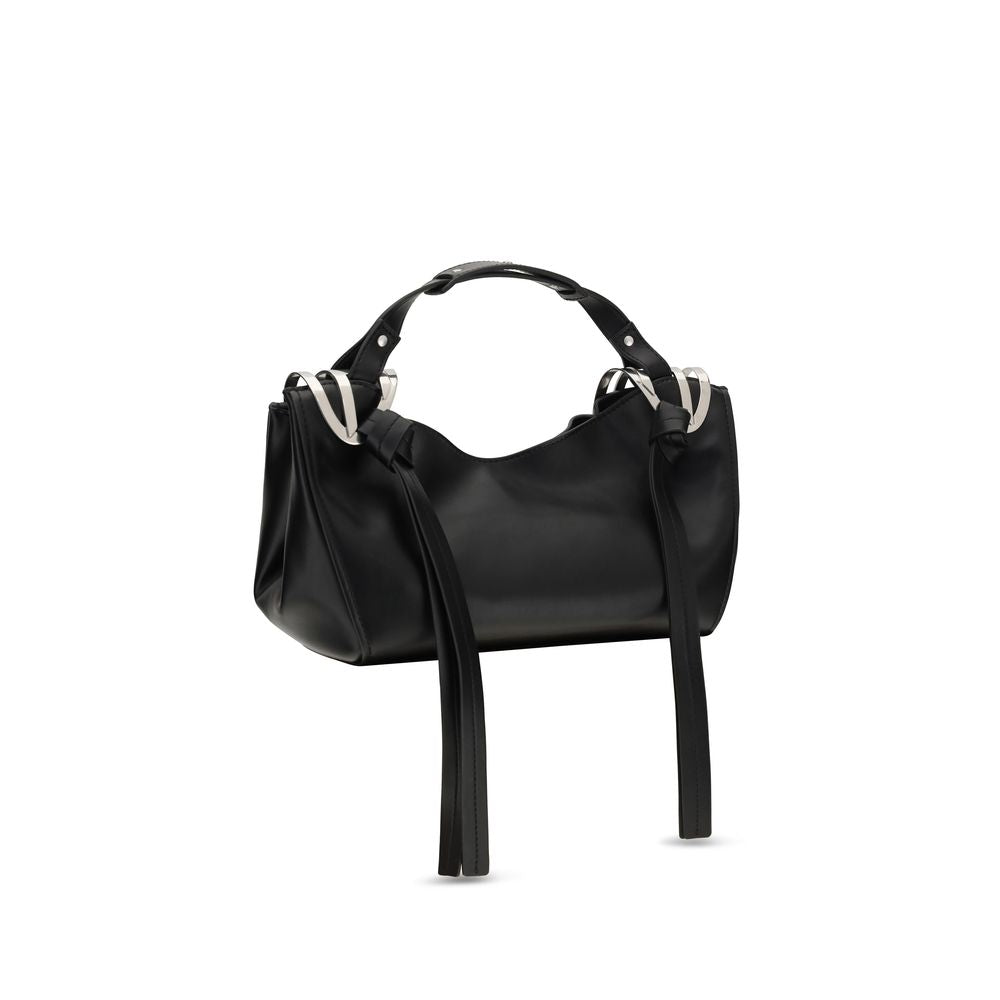 Diesel Black Calf Leather Bos Taurus Handbag Diesel