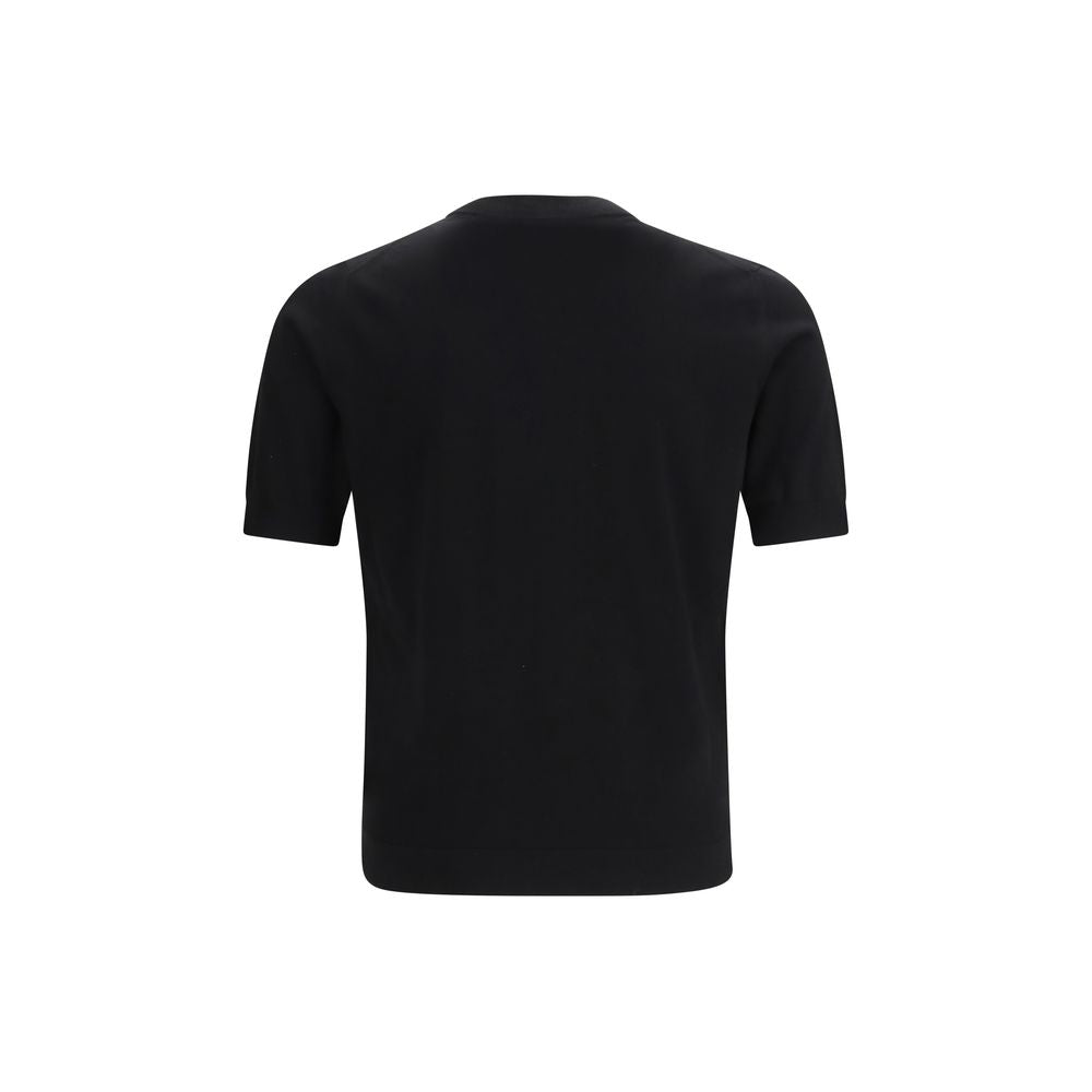 Prada Black Cotton T-Shirt Prada