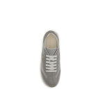 Prada Gray Calf Leather Bos Taurus Low Top Sneakers Prada