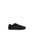 Prada Black Calf Leather Bos Taurus Athletic Sneakers Prada