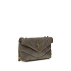 Saint Laurent Gray Lamb Ovis Aries Aries Shoulder Bag Saint Laurent