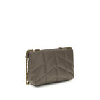 Saint Laurent Gray Lamb Ovis Aries Aries Shoulder Bag Saint Laurent
