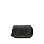 Saint Laurent Black Calf Leather Bos Taurus Shoulder Bag Saint Laurent