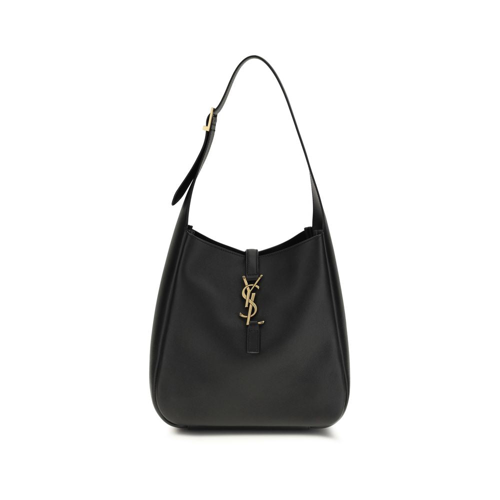 Saint Laurent Black Calf Leather Bos Taurus Shoulder Bag Saint Laurent