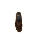 Saint Laurent Brown Calf Leather Bos Taurus Slip-On Loafers Saint Laurent