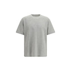 Saint Laurent Gray Cotton T-Shirt Saint Laurent