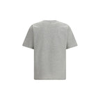 Saint Laurent Gray Cotton T-Shirt Saint Laurent