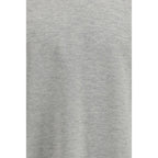 Saint Laurent Gray Cotton T-Shirt Saint Laurent