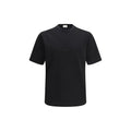 Saint Laurent Black Cotton T-Shirt Saint Laurent
