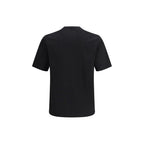 Saint Laurent Black Cotton T-Shirt Saint Laurent