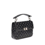 Valentino Garavani Black Lamb Ovis Aries Aries Shoulder Bag Valentino Garavani