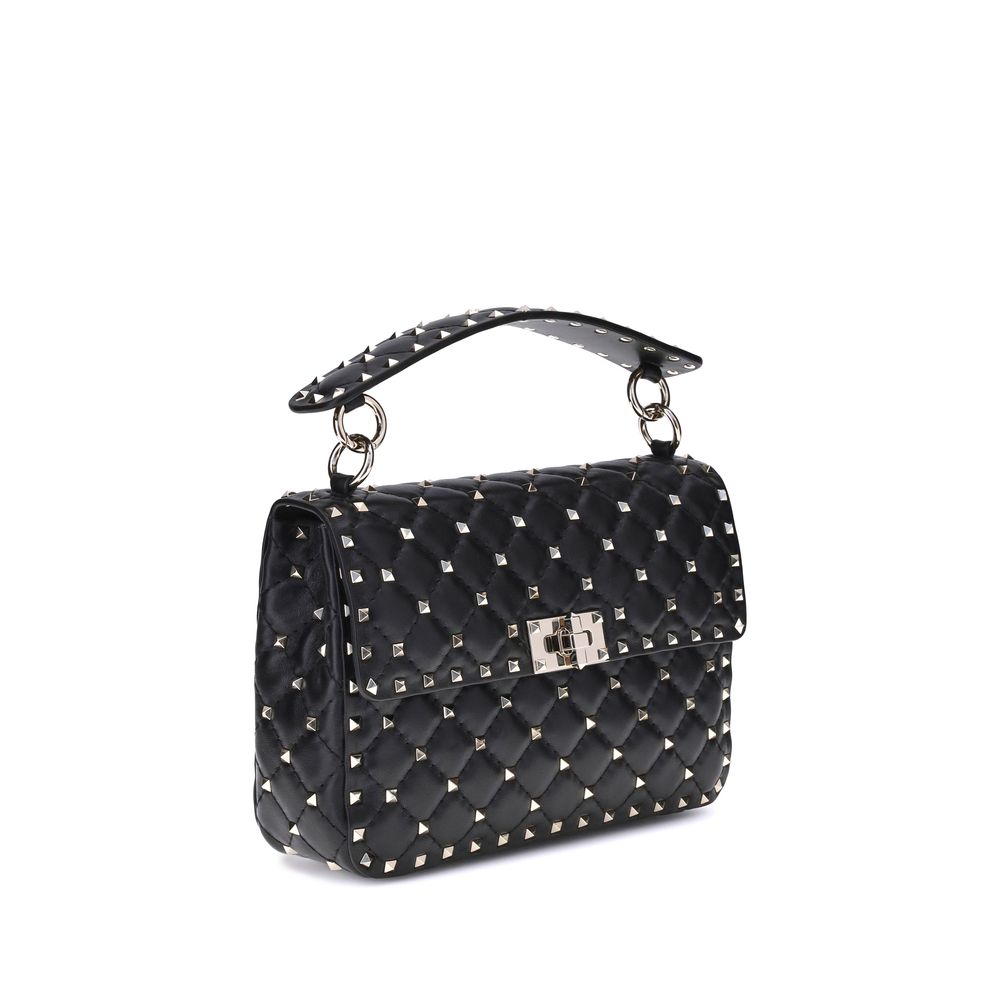 Valentino Garavani Black Lamb Ovis Aries Aries Shoulder Bag Valentino Garavani