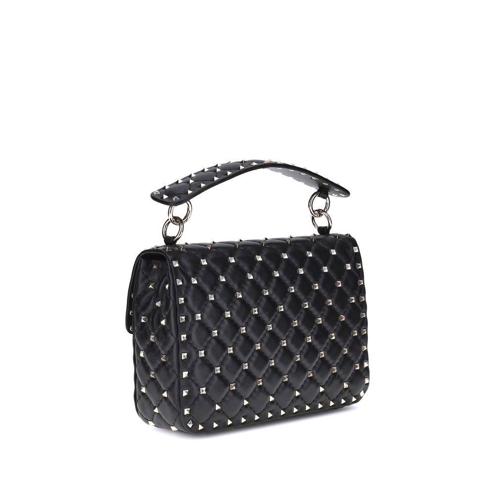 Valentino Garavani Black Lamb Ovis Aries Aries Shoulder Bag Valentino Garavani