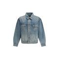 Saint Laurent Blue Cotton Denim Jacket Saint Laurent