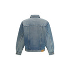 Saint Laurent Blue Cotton Denim Jacket Saint Laurent
