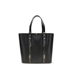 Valentino Garavani Black Calf Leather Bos Taurus Shoulder Bag Valentino Garavani