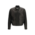 Saint Laurent Black Lamb Ovis Aries Aries Leather Jacket Saint Laurent