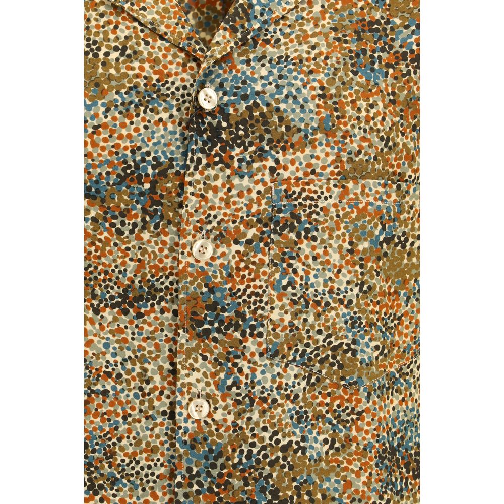Saint Laurent Multicolor Viscose Pattern Shirt Saint Laurent