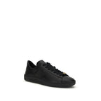 Valentino Garavani Black Calf Leather Bos Taurus Sneakers Valentino Garavani