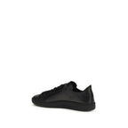 Valentino Garavani Black Calf Leather Bos Taurus Sneakers Valentino Garavani