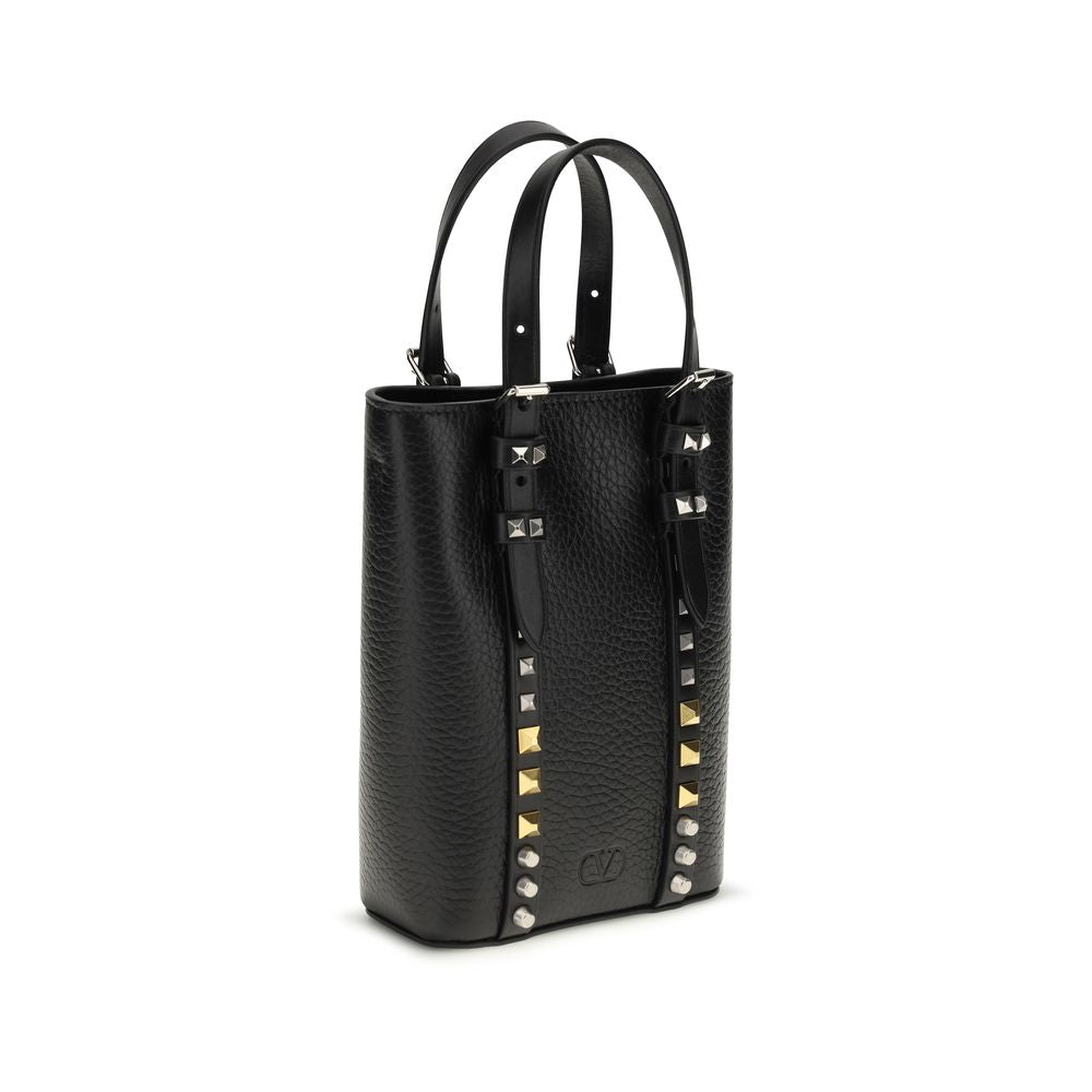 Valentino Garavani Black Calf Leather Bos Taurus Other Accessories Valentino Garavani
