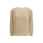Saint Laurent Beige Cotton Sweatshirt Saint Laurent
