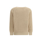 Saint Laurent Beige Cotton Sweatshirt Saint Laurent