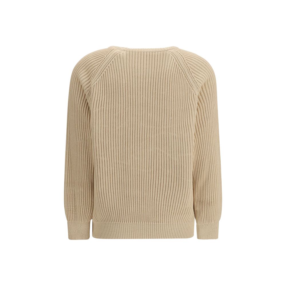 Saint Laurent Beige Cotton Sweatshirt Saint Laurent