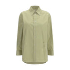 Saint Laurent Bicolor Cotton Pattern Shirt Saint Laurent