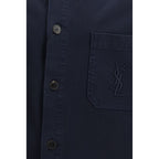 Saint Laurent Blue Cotton Denim Jacket Saint Laurent