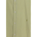 Saint Laurent Bicolor Cotton Pattern Shirt Saint Laurent