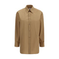 Saint Laurent Beige Cotton Dress Shirt Saint Laurent