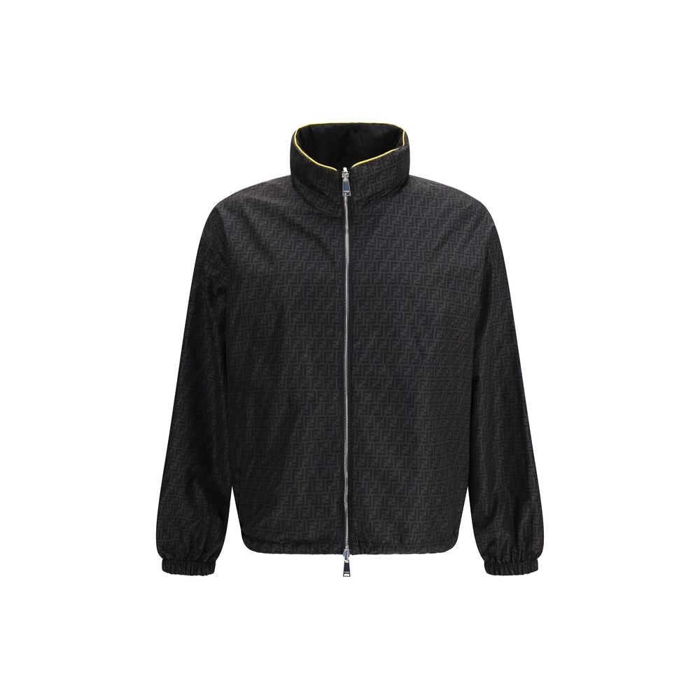 Fendi Black Polyamide Shell Jacket Fendi
