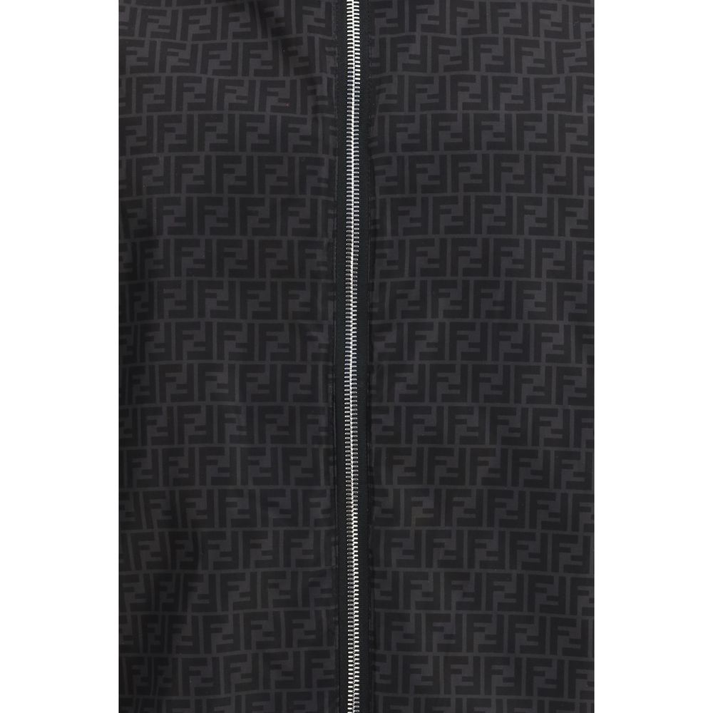 Fendi Black Polyamide Shell Jacket Fendi