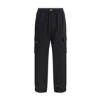 Fendi Black Polyamide Cargo Pants Fendi