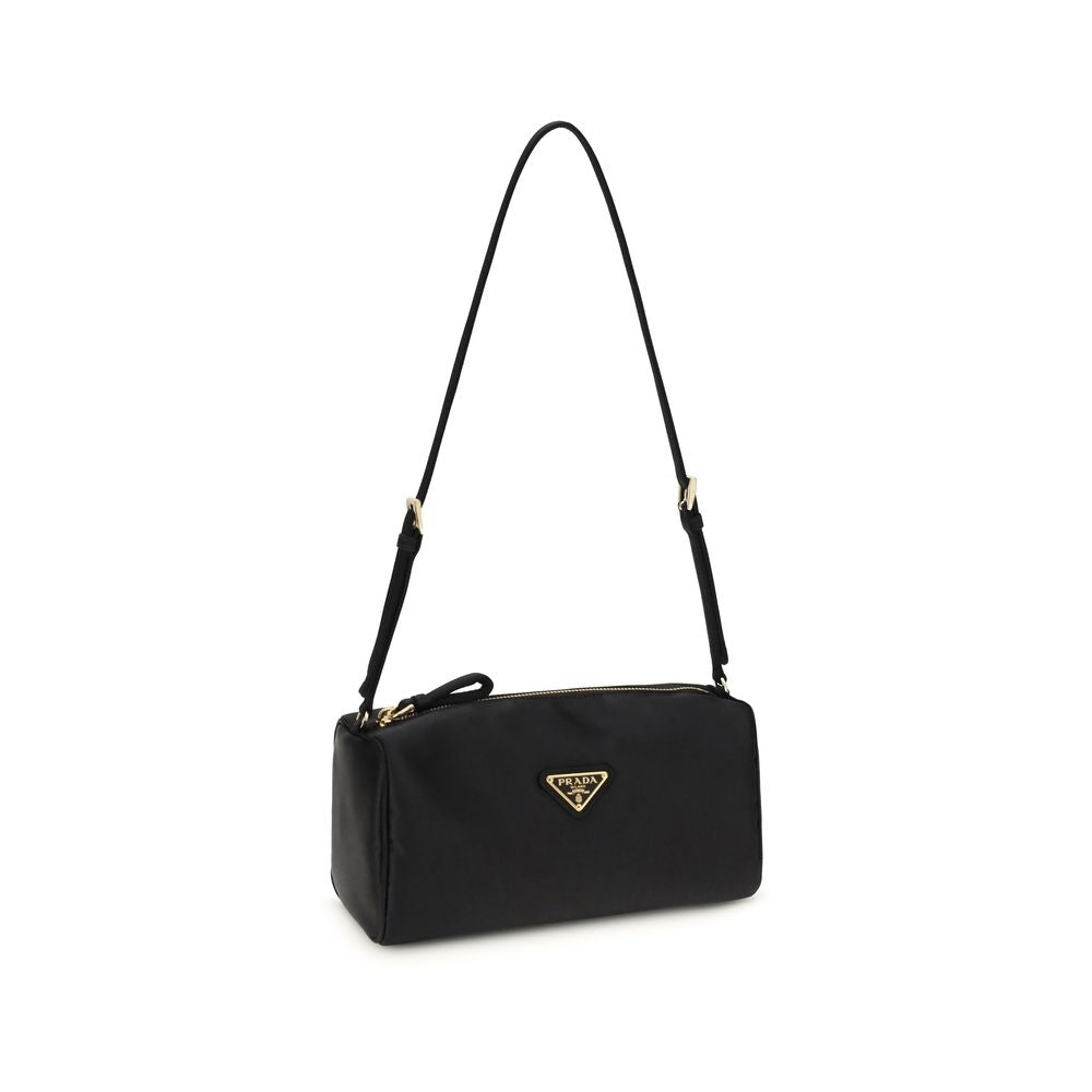 Prada Black Silk Shoulder Bag Prada