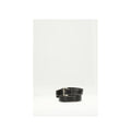Prada Black Calf Leather Bos Taurus Regular Belt Prada