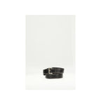 Prada Black Calf Leather Bos Taurus Regular Belt Prada
