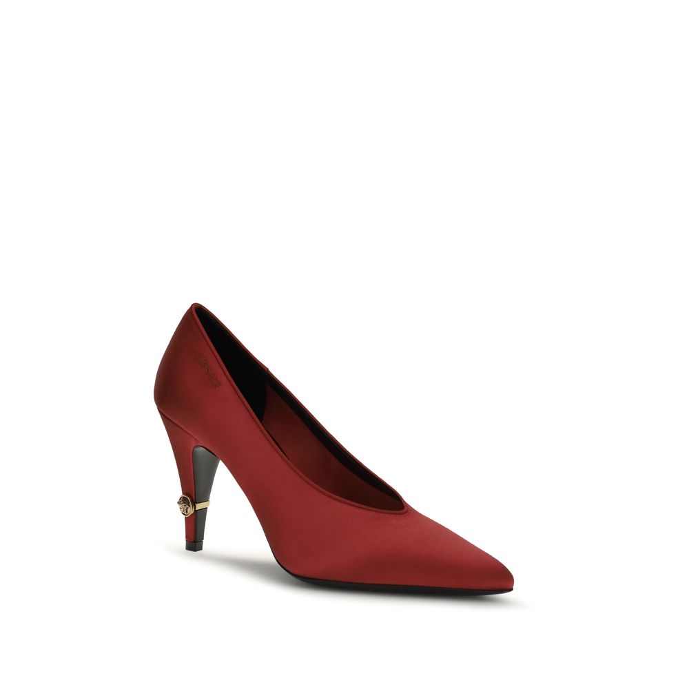 Versace Multicolor Viscose High Heel Pumps Versace