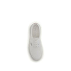 Prada White Cotton Low Top Sneakers Prada
