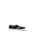 Prada Black Cotton Athletic Sneakers Prada