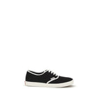 Prada Black Cotton Athletic Sneakers Prada